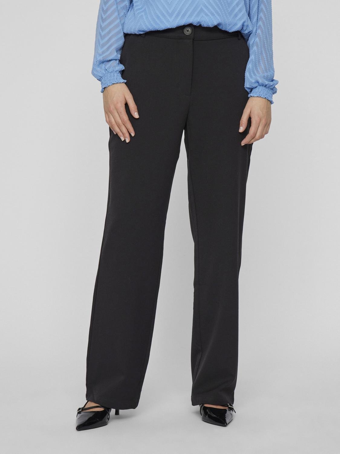 VIVARONE Trousers - Black - VERO MODA & VILA Bergvik